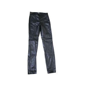 Zara Trafaluc Legging Collection Faux Leather Skinny Pants Womens Size XS Black